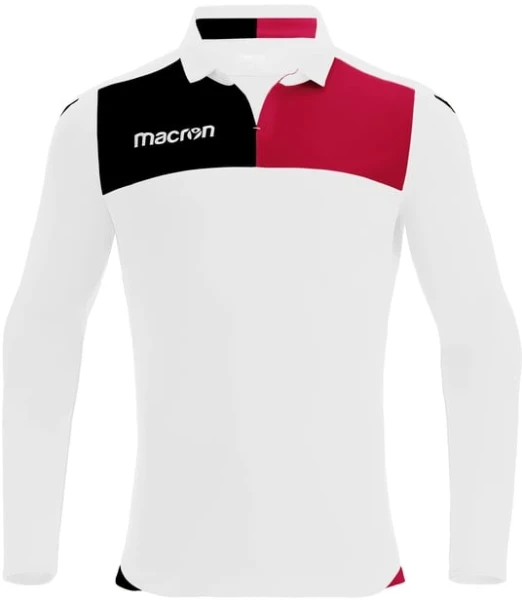 Macron Nunki Long Sleeve Shirt - White / Black / Red