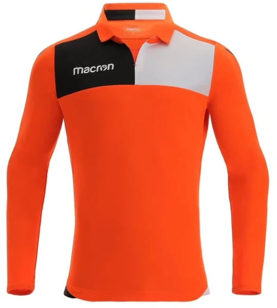 Macron Nunki Long Sleeve Shirt - Orange / Black / White