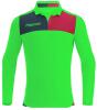 Macron Nunki Long Sleeve Shirt - Neon Green / Navy / Red