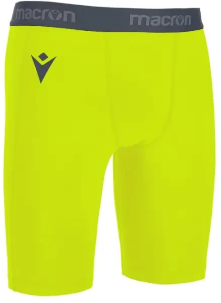 Macron Oak Baselayer Shorts - Neon Yellow