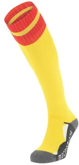 Macron Azlon Socks - Yellow / Red