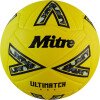 10 Multi-Buy Mitre Ultimatch One 24 Football - Yellow/Black/Grey - Size 3