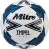 10 Multi-Buy Mitre Impel One 24 Football - White/Black/Teal - Size 5