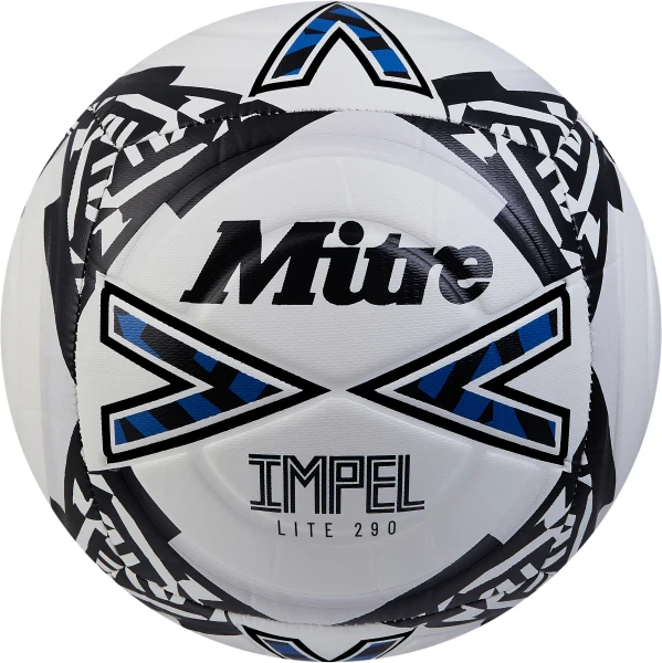 Mitre Impel Lite 290 - White/Black/Blue - Size 4 Only