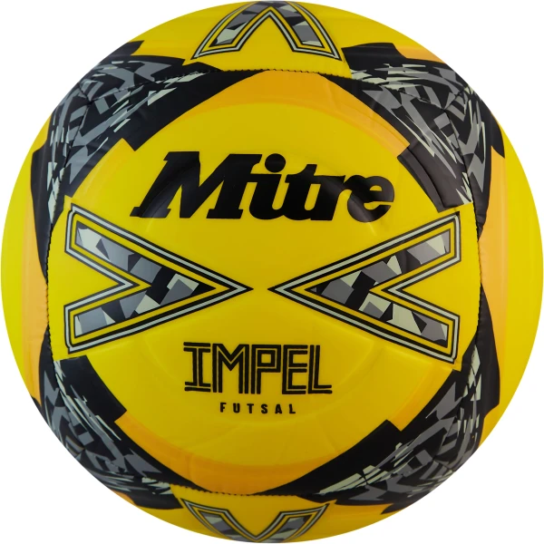 Mitre Impel 24 Futsal Ball - Yellow/Black/Grey