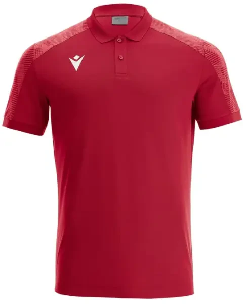 Macron Rock Polo Shirt - Red / Dark Red