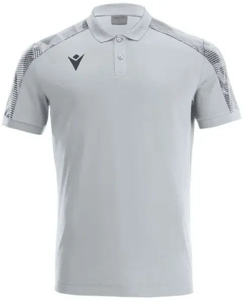 Macron Rock Polo Shirt - Silver / Anthracite