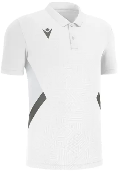 Macron Rap Polo Shirt - White / Anthracite