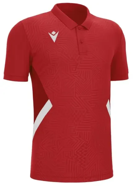 Macron Rap Polo Shirt - Red / White