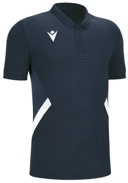 Macron Rap Polo Shirt - Navy / White