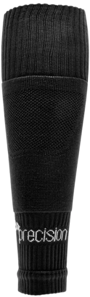 Precision Plain Pro Footless Sleeve Socks - Black