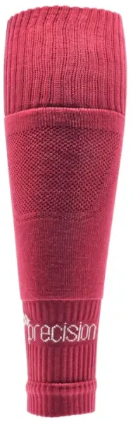 Precision Plain Pro Footless Sleeve Socks - Maroon