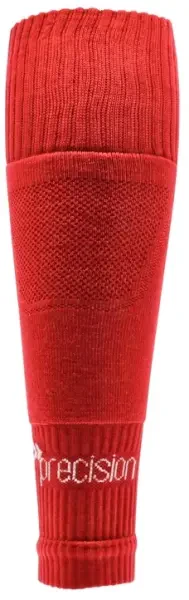 Precision Plain Pro Footless Sleeve Socks - Red