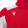 Macron Cuzco 1/4 Zip Training Top - Red / White