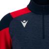 Macron Cuzco 1/4 Zip Training Top - Navy / Red