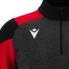 Macron Cuzco 1/4 Zip Training Top - Black / Red