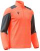 Macron Cuzco 1/4 Zip Training Top - Neon Coral / Anthracite