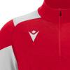 Macron Izel 1/4 Zip Training Top - Red / White