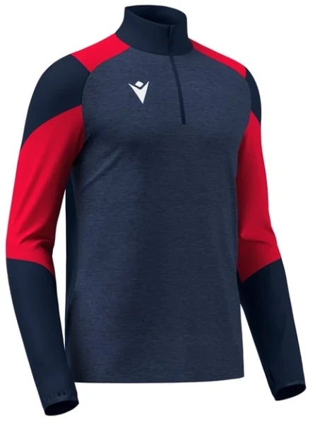 Macron Izel 1/4 Zip Training Top - Navy / Red