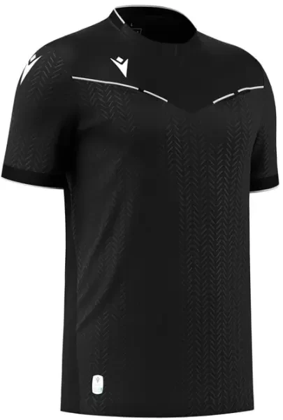 Macron Ponnet Eco Referee Shirt - Black