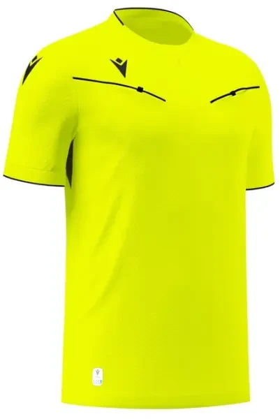 Macron Ponnet Eco Referee Shirt - Neon Yellow