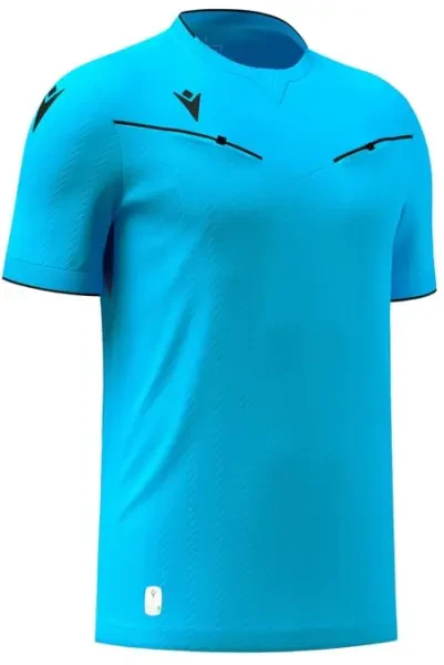 Macron Ponnet Eco Referee Shirt - Neon Sky