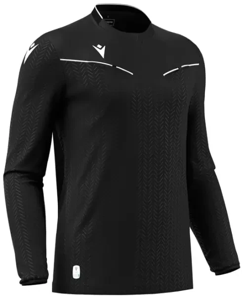 Macron Ponnet Eco L/S Referee Shirt - Black