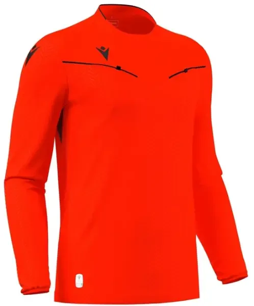 Macron Ponnet Eco L/S Referee Shirt - Neon Red