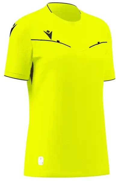 Macron Kateryn Eco Women's Referee Shirt - Neon Yellow