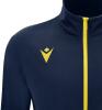 Macron Raijin Full Zip Training Top - Navy / Yellow