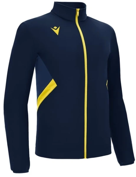 Macron Raijin Full Zip Training Top - Navy / Yellow