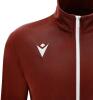 Macron Raijin Full Zip Training Top - Cardinal / White