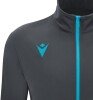 Macron Raijin Full Zip Training Top - Anthracite / Neon Sky