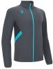 Macron Raijin Full Zip Training Top - Anthracite / Neon Sky