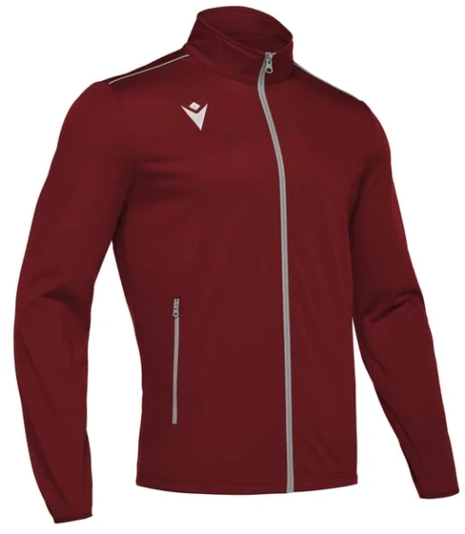 Macron Nemesis Full Zip Training Top - Cardinal