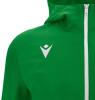 Macron Tiamat Full Zip Hooded Training Top - Green / White