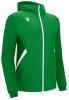 Macron Tiamat Full Zip Hooded Training Top - Green / White