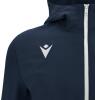 Macron Tiamat Full Zip Hooded Training Top - Navy / White