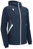 Macron Tiamat Full Zip Hooded Training Top - Navy / White