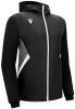 Macron Tiamat Full Zip Hooded Training Top - Black / White