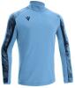 Macron Naryn 1/4 Zip Training Top - Columbia / Navy