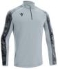 Macron Naryn 1/4 Zip Training Top - Silver / Anthracite