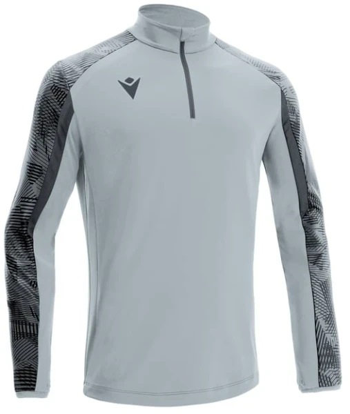 Macron Naryn 1/4 Zip Training Top - Silver / Anthracite