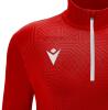 Macron Fraser 1/4 Zip Training Top - Red / White