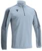 Macron Arno 1/4 Zip Training Top - Silver / Anthracite