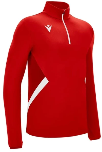 Macron Piave 1/4 Zip Training Top - Red / White