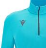 Macron Piave 1/4 Zip Training Top - Neon Sky / Anthracite