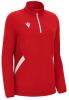 Macron Maira Women's 1/4 Zip Training Top - Red / White