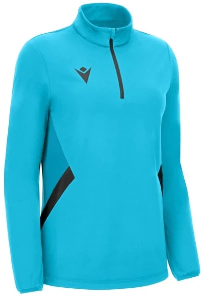 Macron Maira Women's 1/4 Zip Training Top - Neon Sky / Anthracite