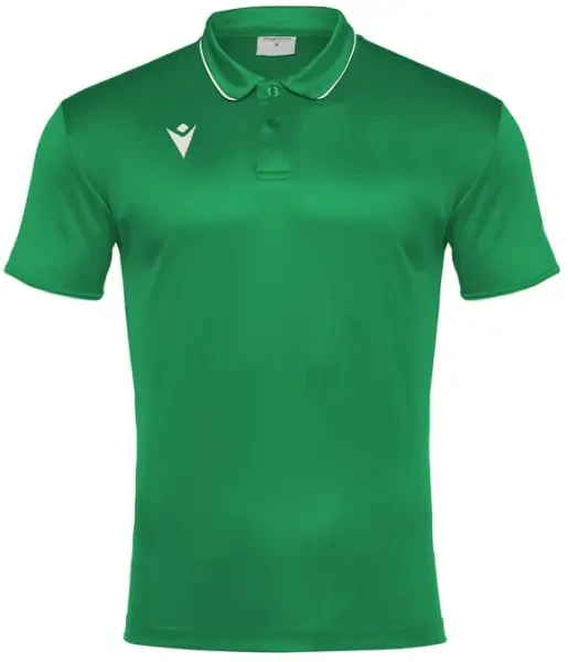 Macron Draco Hero Polo Shirt - Green / White